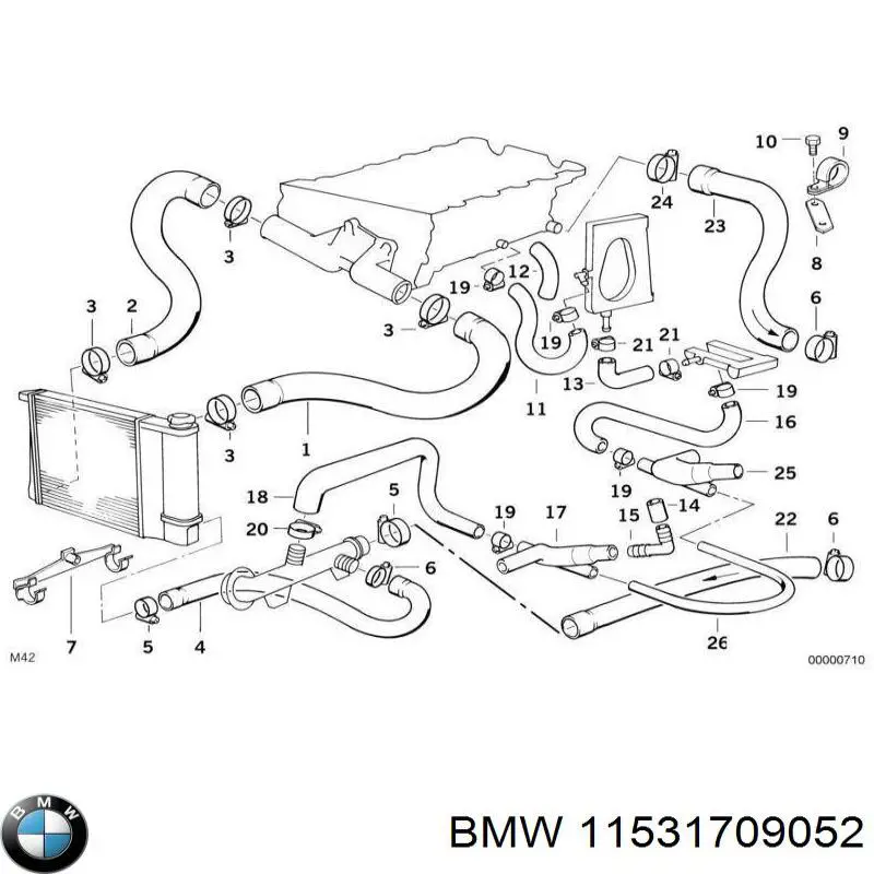 Купить 11531709052 BMW 