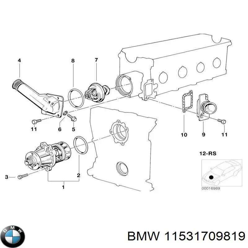  11531709819 BMW