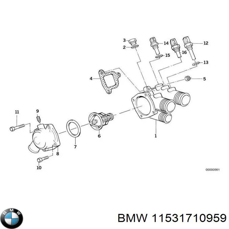 Купить 11531710959 BMW 