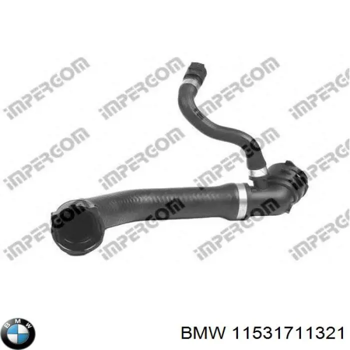 Патрубок радиатора 11531711321 BMW