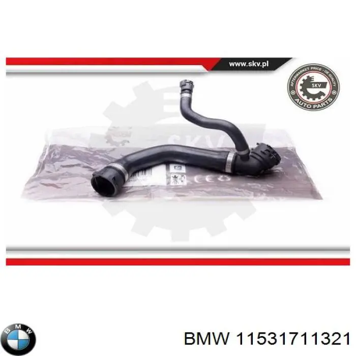 11531711321 BMW Шланг системы охлаждения