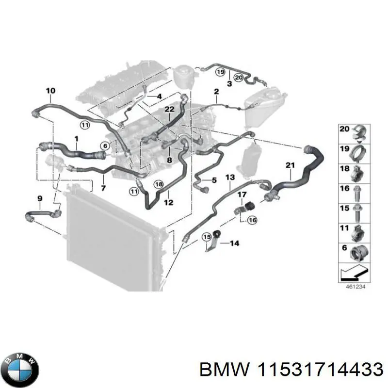  11531714433 BMW