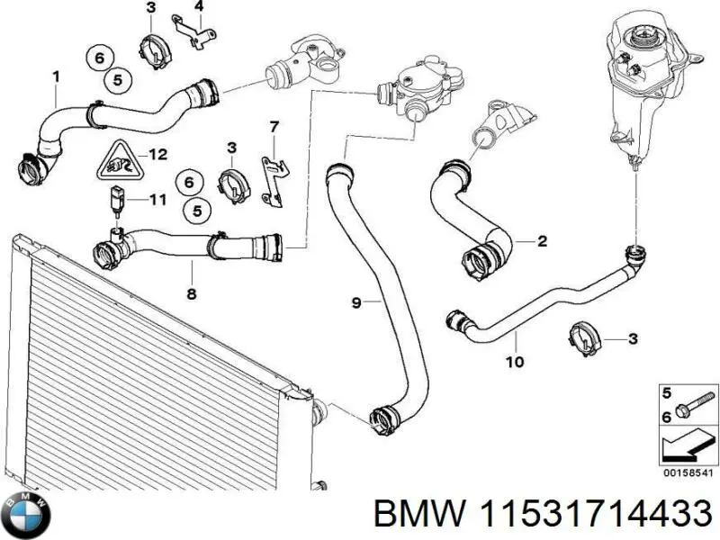  BMW 11531714433 цена, от 7.37 USD
