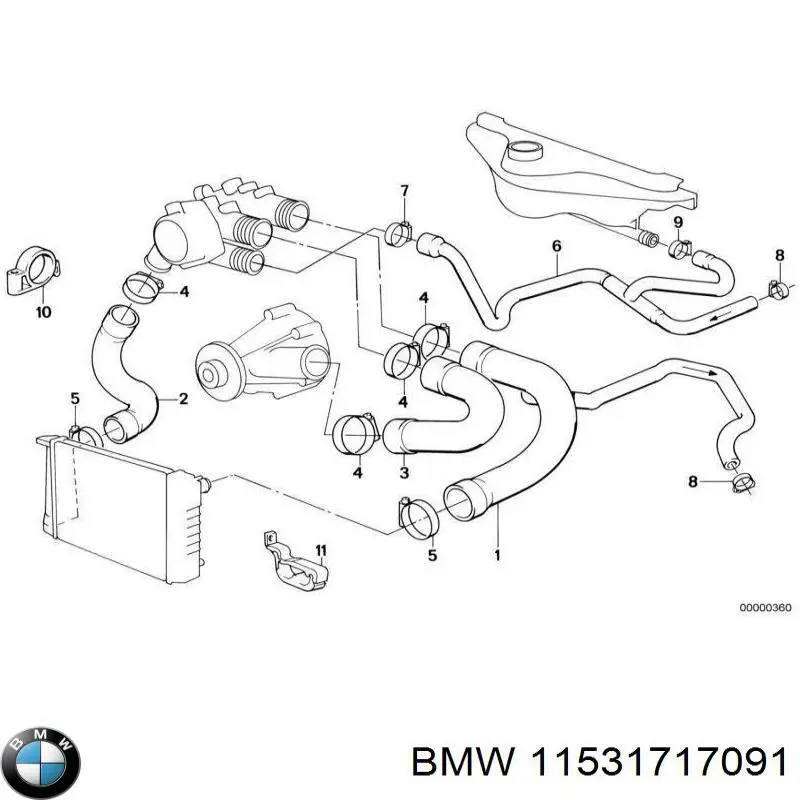  11531717091 BMW