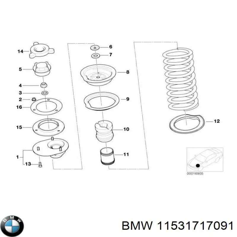 11531717091 BMW 