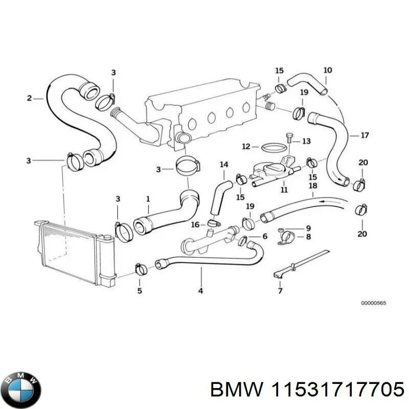 11531717705 BMW 