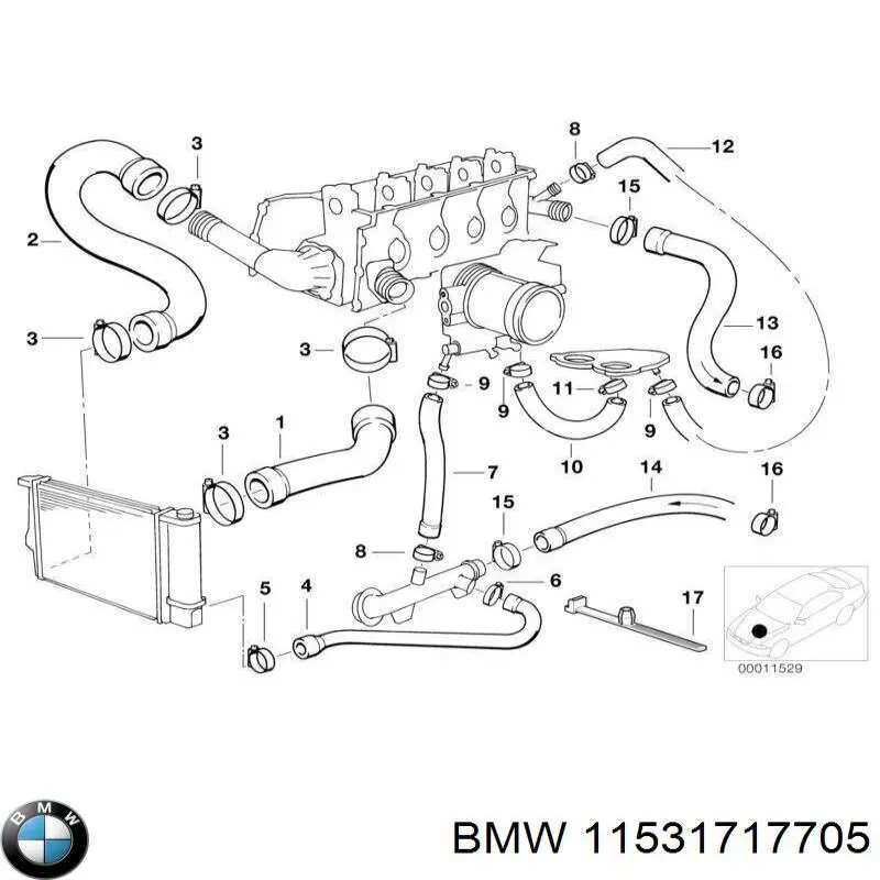 Купить 11531717705 BMW 