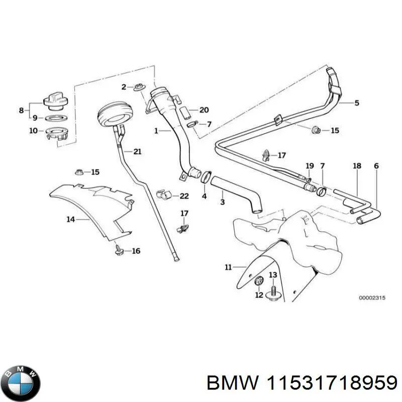  11531718959 BMW