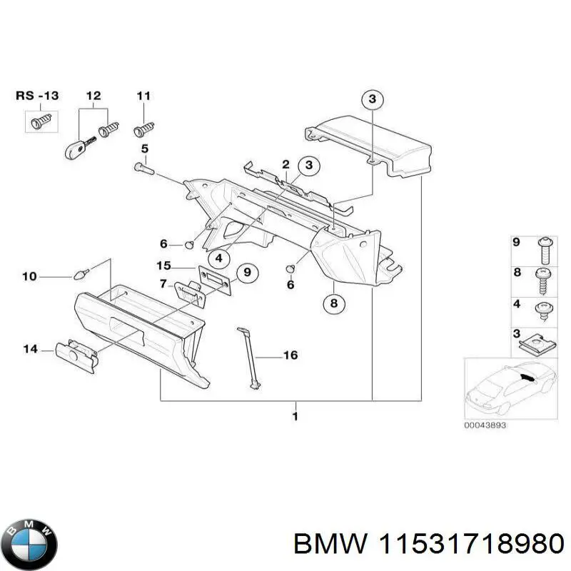  11531718980 BMW
