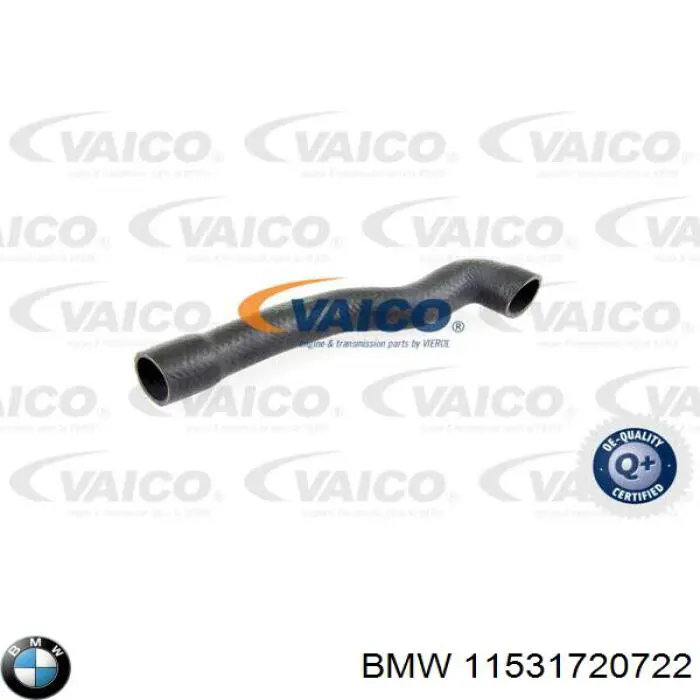 11531720722 BMW шланг (патрубок радиатора охлаждения верхний)