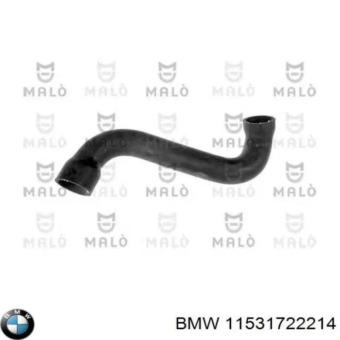 Купить 11531722214 BMW Патрубок радиатора