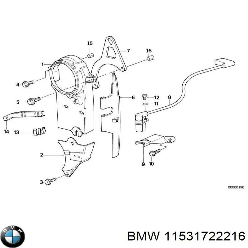 11531722216 BMW 