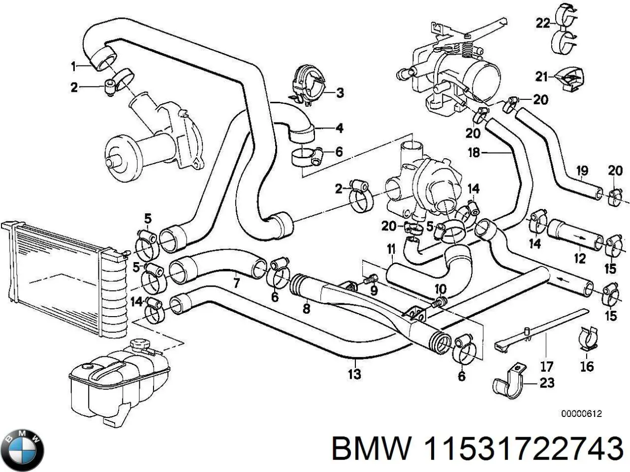  11531722743 BMW