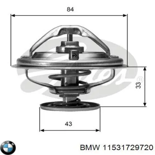 11531729720 BMW Авто термостат