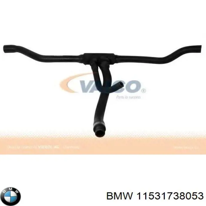 Патрубок системи охолодження 11531738053 BMW