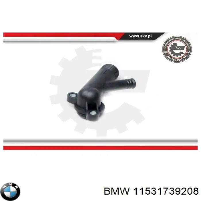 Фланец системы охлаждения 11531739208 BMW