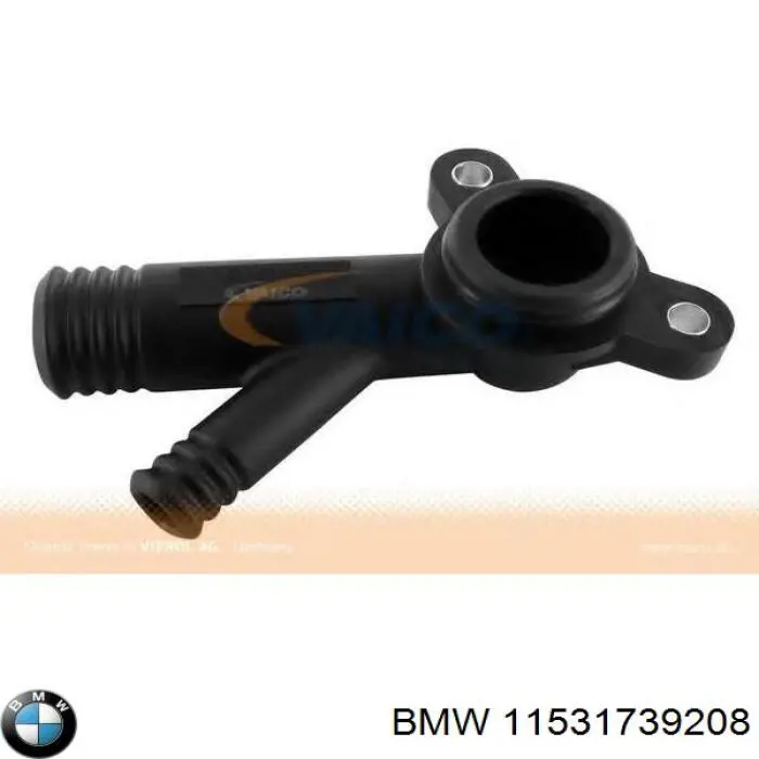 Фланец системы охлаждения (тройник) BMW 11531739208