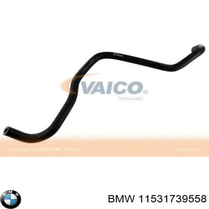 11531739558 BMW mangueira (cano derivado do radiador de esfriamento superior)