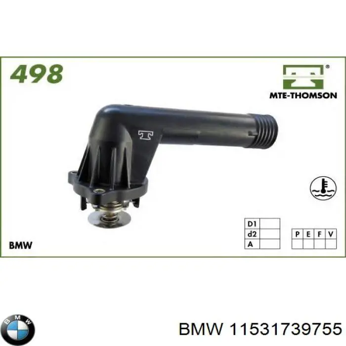 Купить 11531739755 BMW Автомобильный термостат
