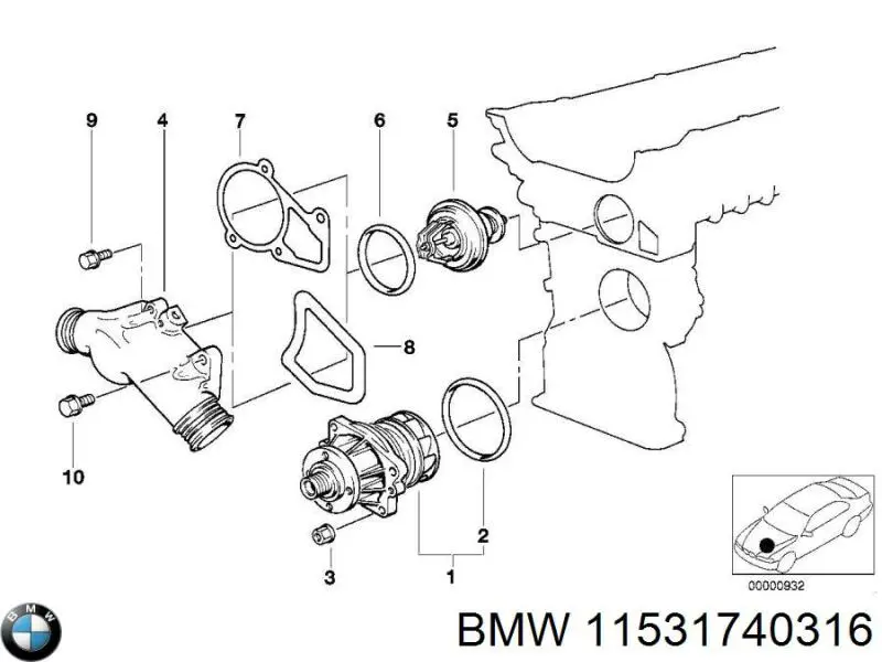 11531740316 BMW 