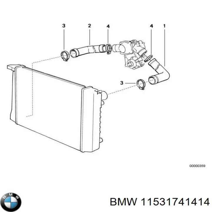  11531741414 BMW