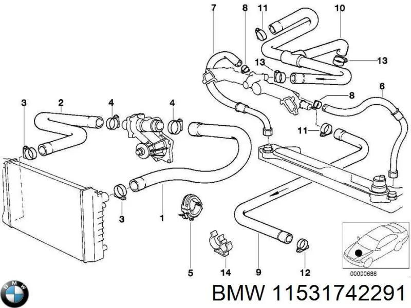 11531742291 BMW 