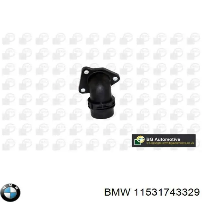 Фланец системы охлаждения (тройник) BMW 11531743329