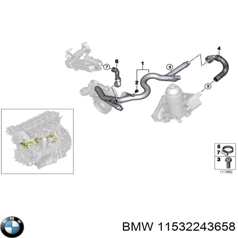  BMW 11532243658 цена, от 9.17 USD