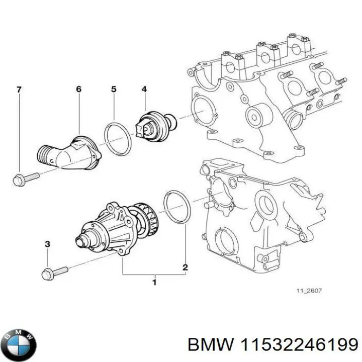 Термостат 11532246199 BMW