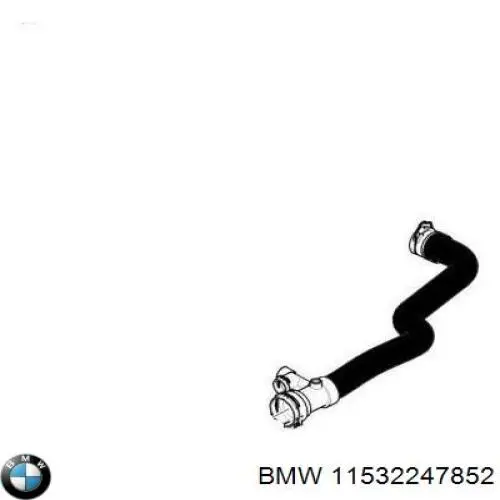Купить 11532247852 BMW Шланг радиатора охлаждения нижний