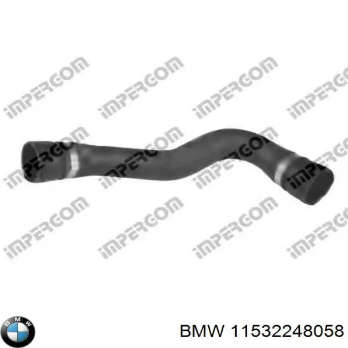 11532248058 BMW шланг (патрубок радиатора охлаждения нижний)