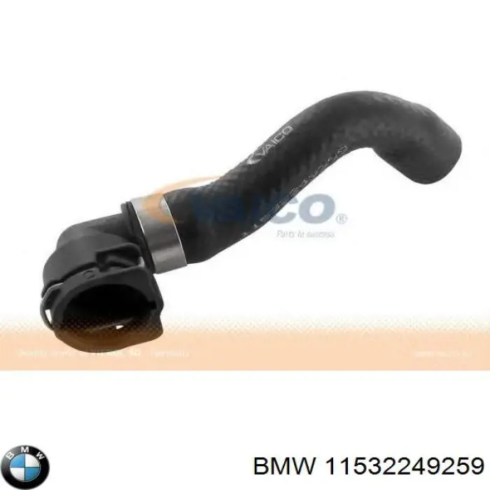 11532249259 BMW mangueira (cano derivado do radiador de esfriamento superior)