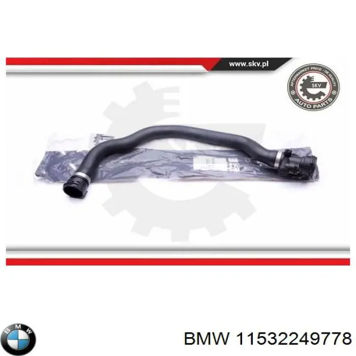 Шланг радиатора охлаждения BMW 11532249778 цена, от 37.35 USD