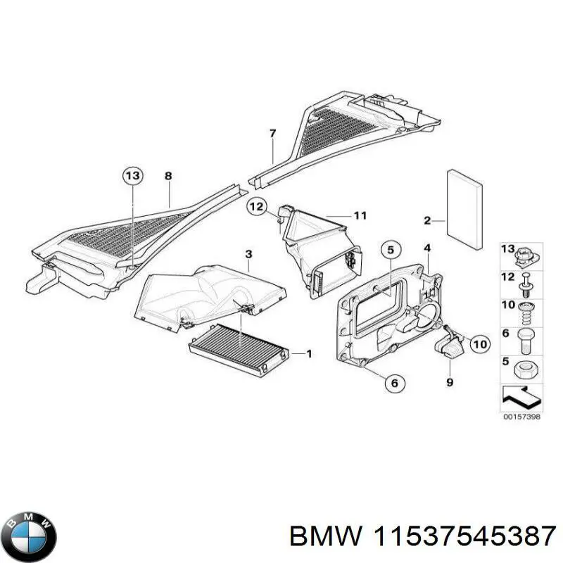 Купить 11537545387 BMW 