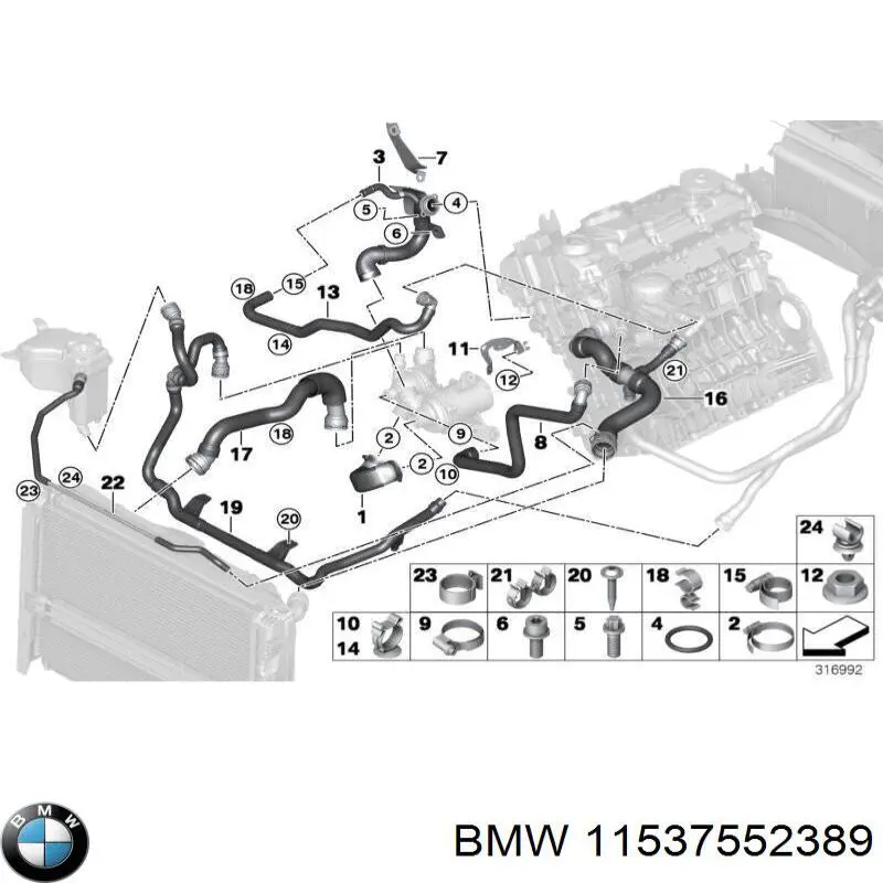 11537552389 BMW 