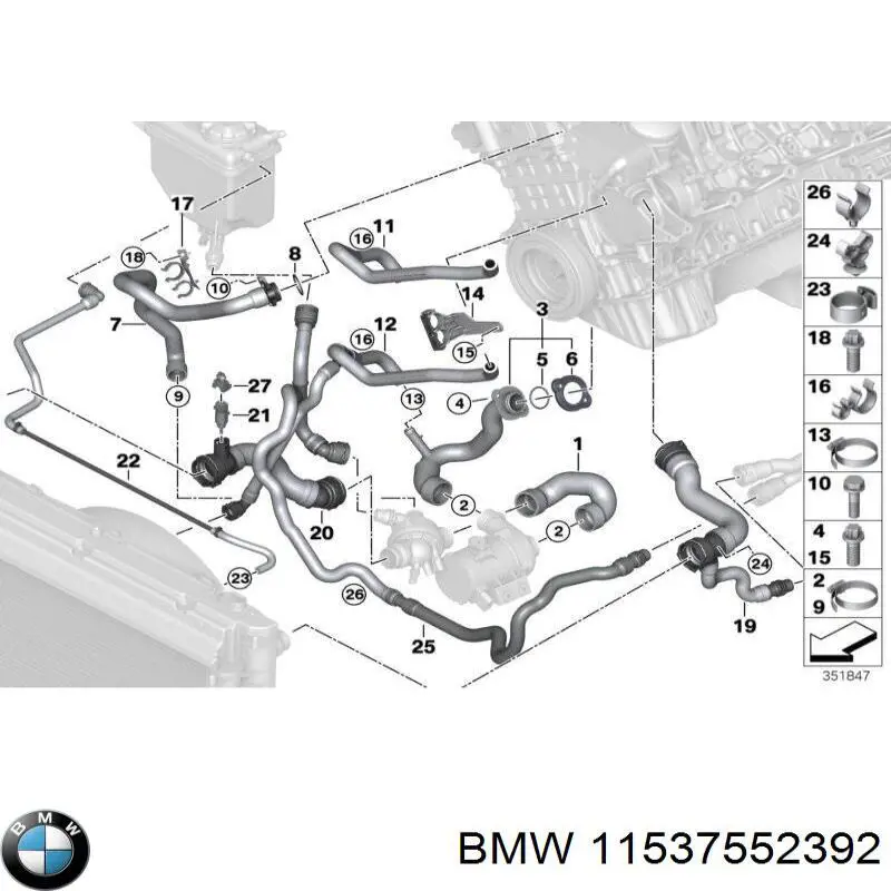11537552392 BMW 