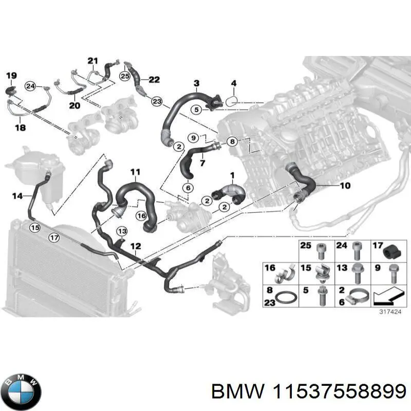  BMW 11537558899