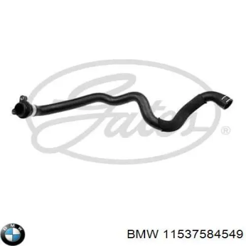 Шланг (патрубок) термостата BMW 11537584549 цена, от 20.27 USD