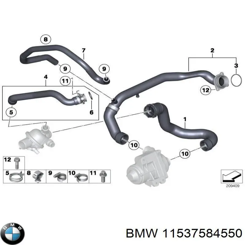  11537584550 BMW