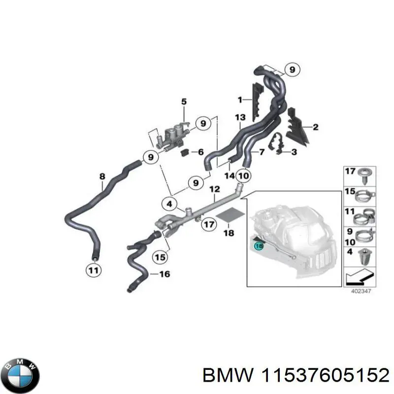 11537605152 BMW 