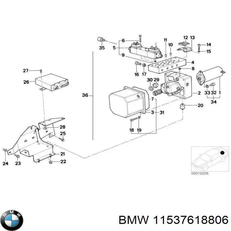 Купить 11537618806 BMW Прокладка крышки маслозаливной горловины