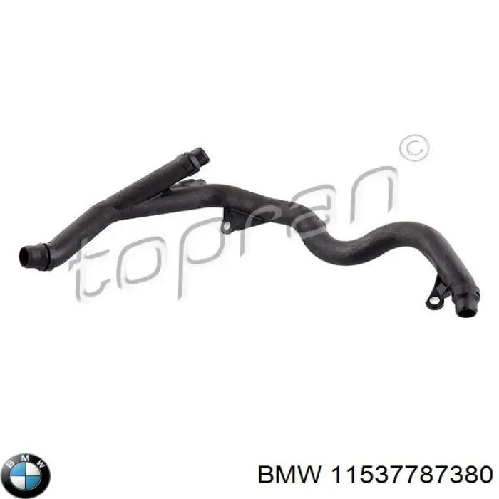 11537787380 BMW mangueira do radiador de aquecedor (de forno, linha de combustível de retorno)