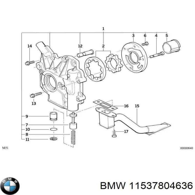 Купить 11537804636 BMW Прокладка адаптера маслянного фильтра
