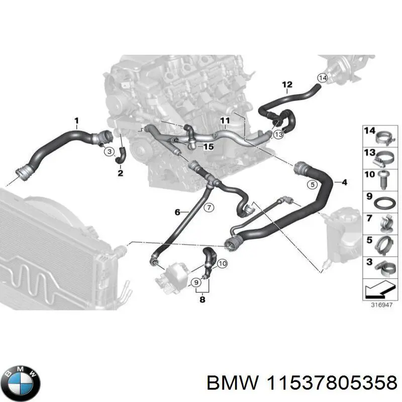 11537790437 BMW 