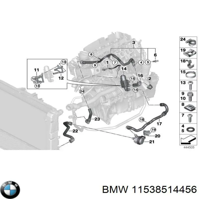  BMW 11538514456 цена, от 37.05 USD