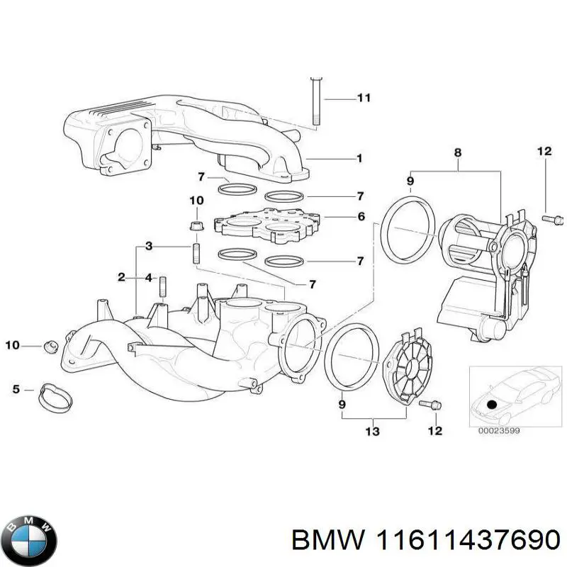 Купить 11611437690 BMW 