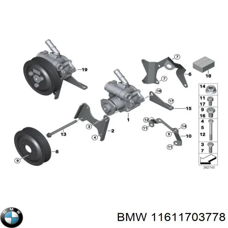  BMW 11611703778 цена, от 11.27 USD