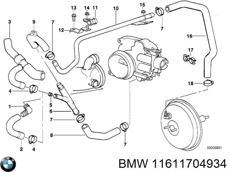  11611704934 BMW