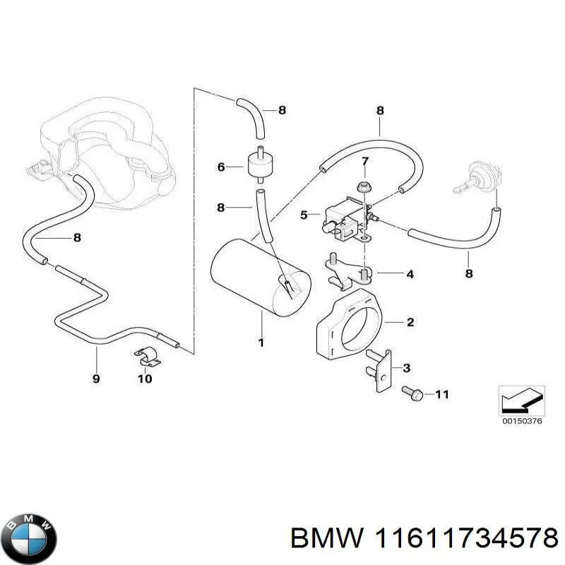  11611734578 BMW