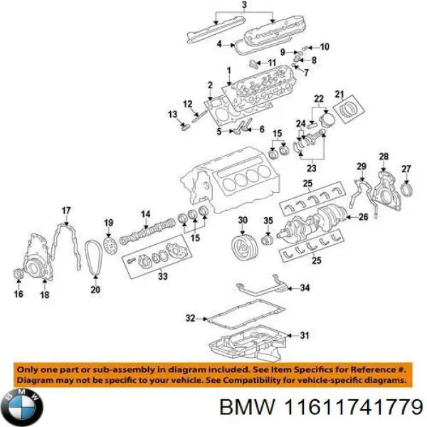  BMW 11611741779 цена, от 59.14 USD